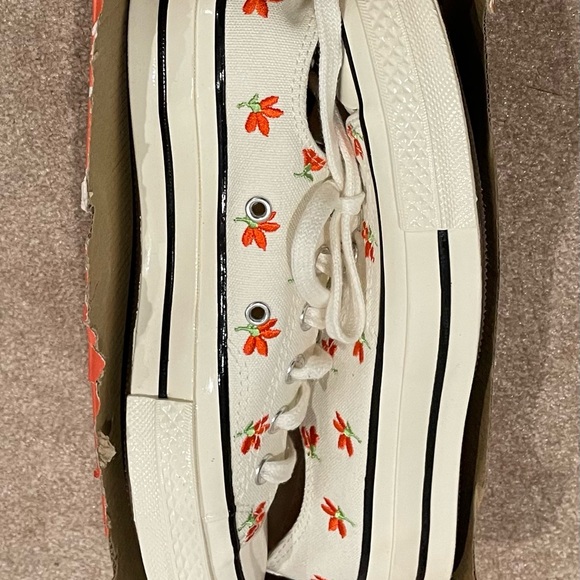 NWT Chuck 70 bright Egret/Poppy/black low top 7 (FINAL PRICE) - Picture 5 of 16